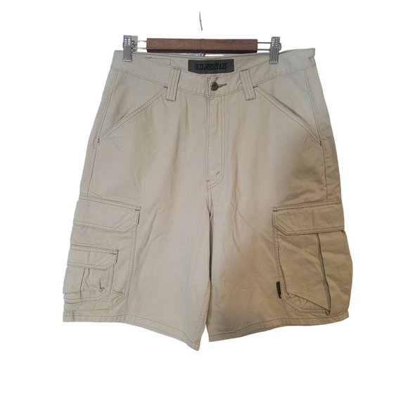 Levis SilvertTab Cargo Shorts Tan‎ Size 33 Men's - Picture 1 of 7